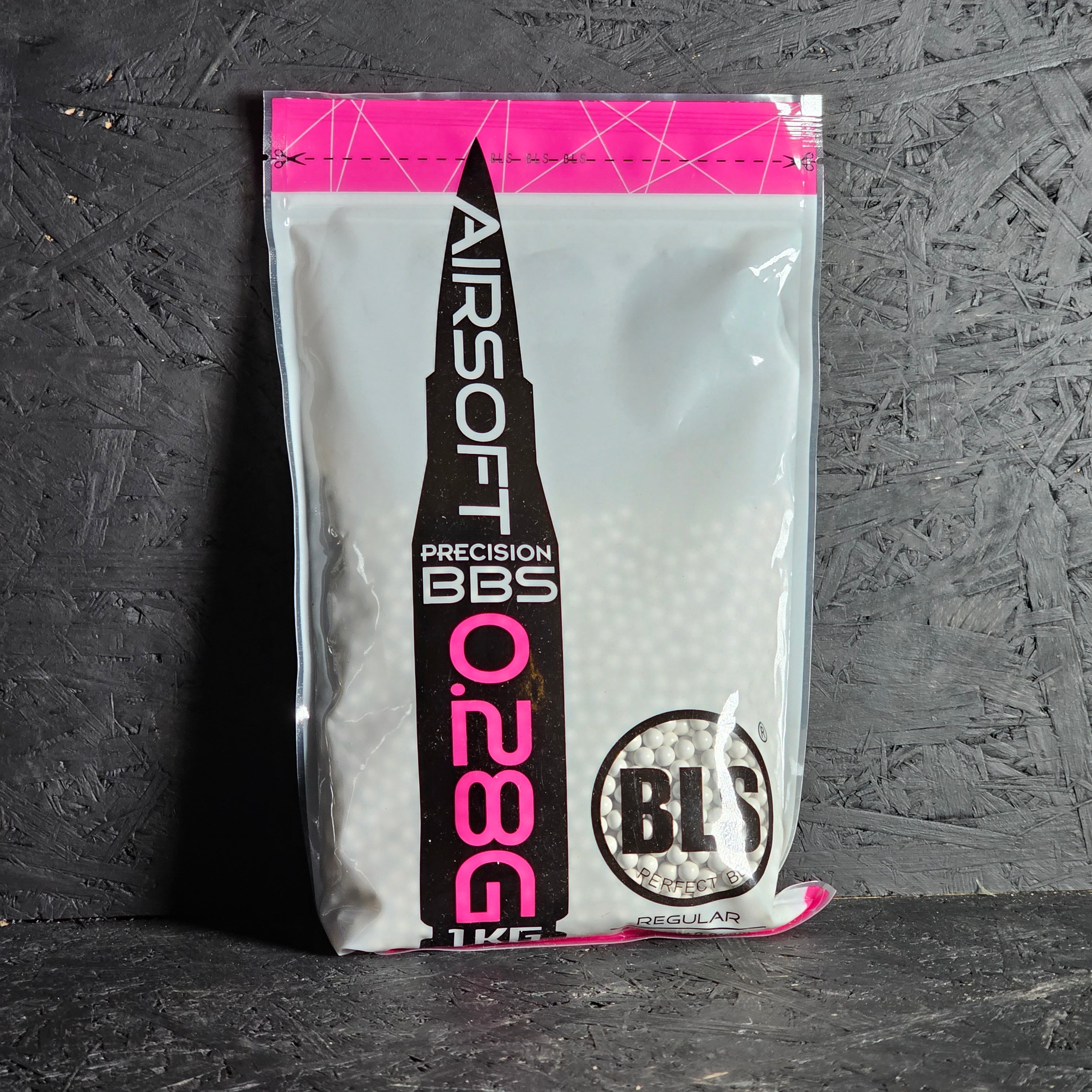 BLS Precision Non-Bio BBs 0.28g - 1kg White - AIRTACUK