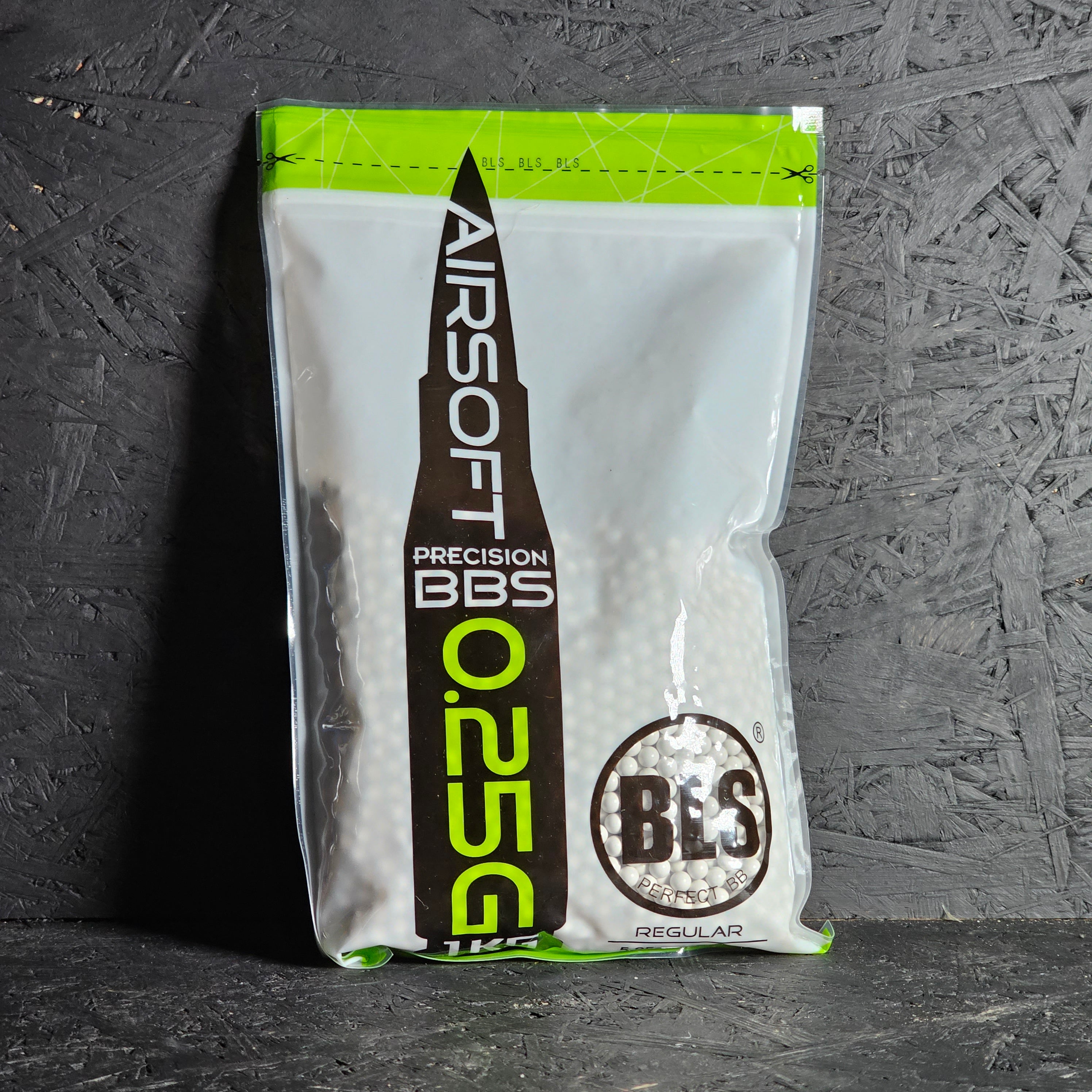 BLS Precision Non-Bio BBs 0.25g - 1kg White - AIRTACUK