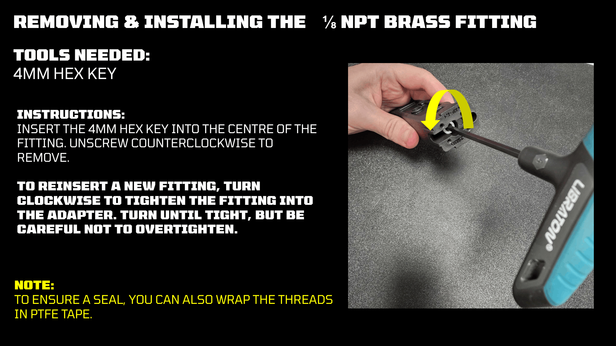 6mm Push Fitting
