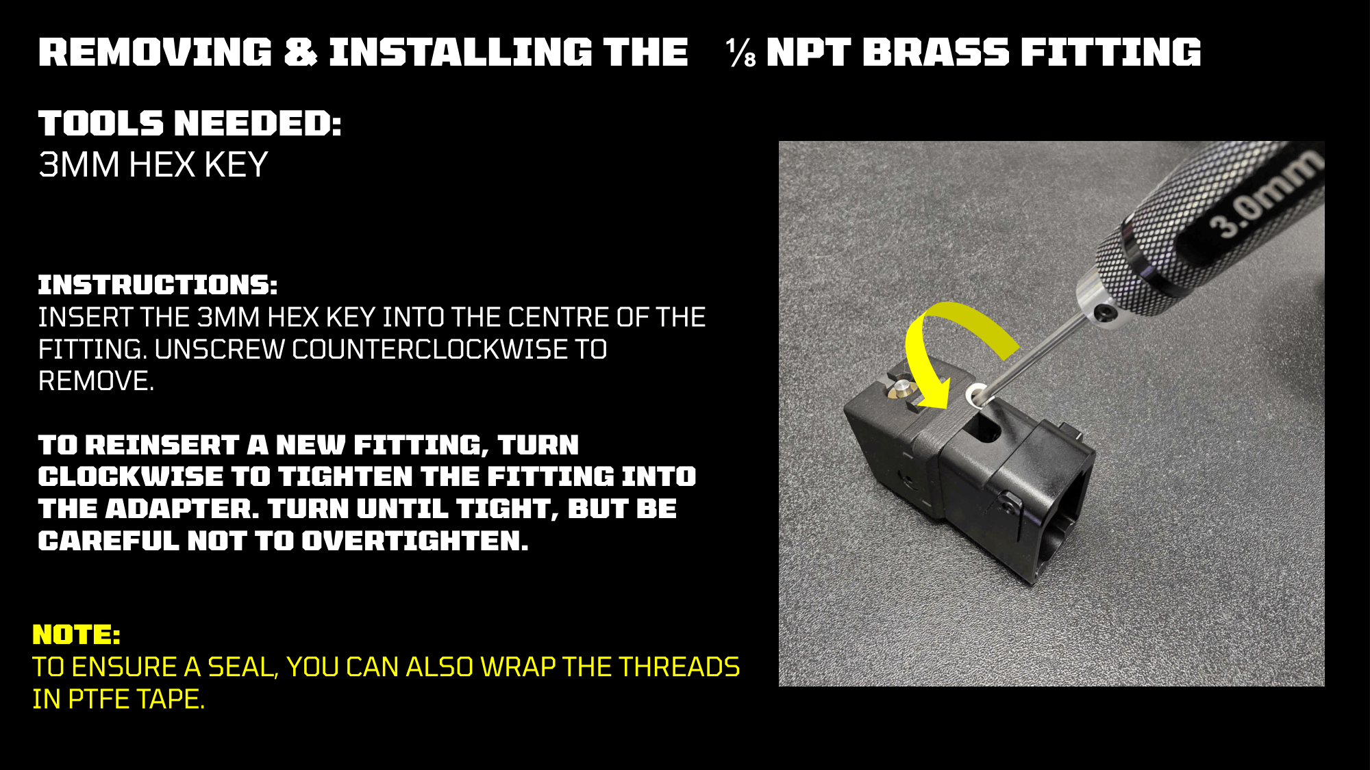 6mm Push Fitting