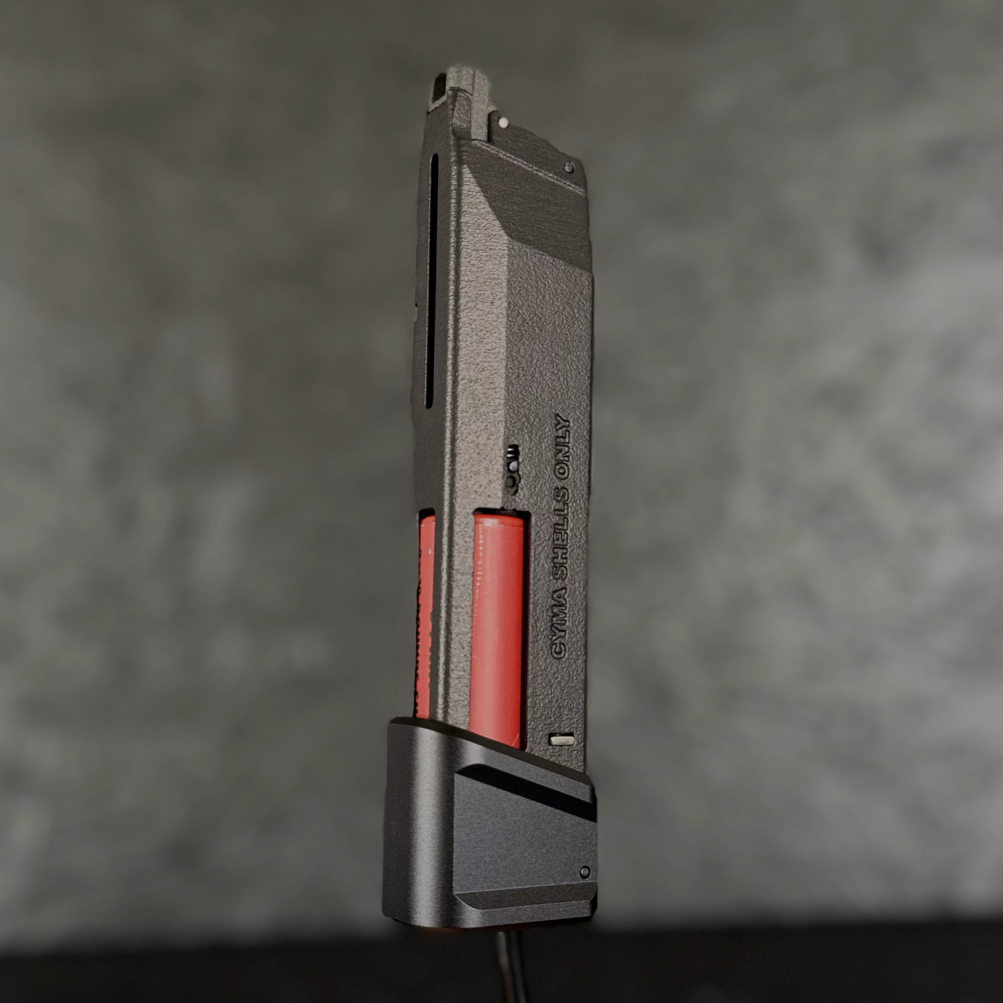 AIRTAC CZ P-09 Shotgun Shell HPA Adapter with black T1P CNC base.