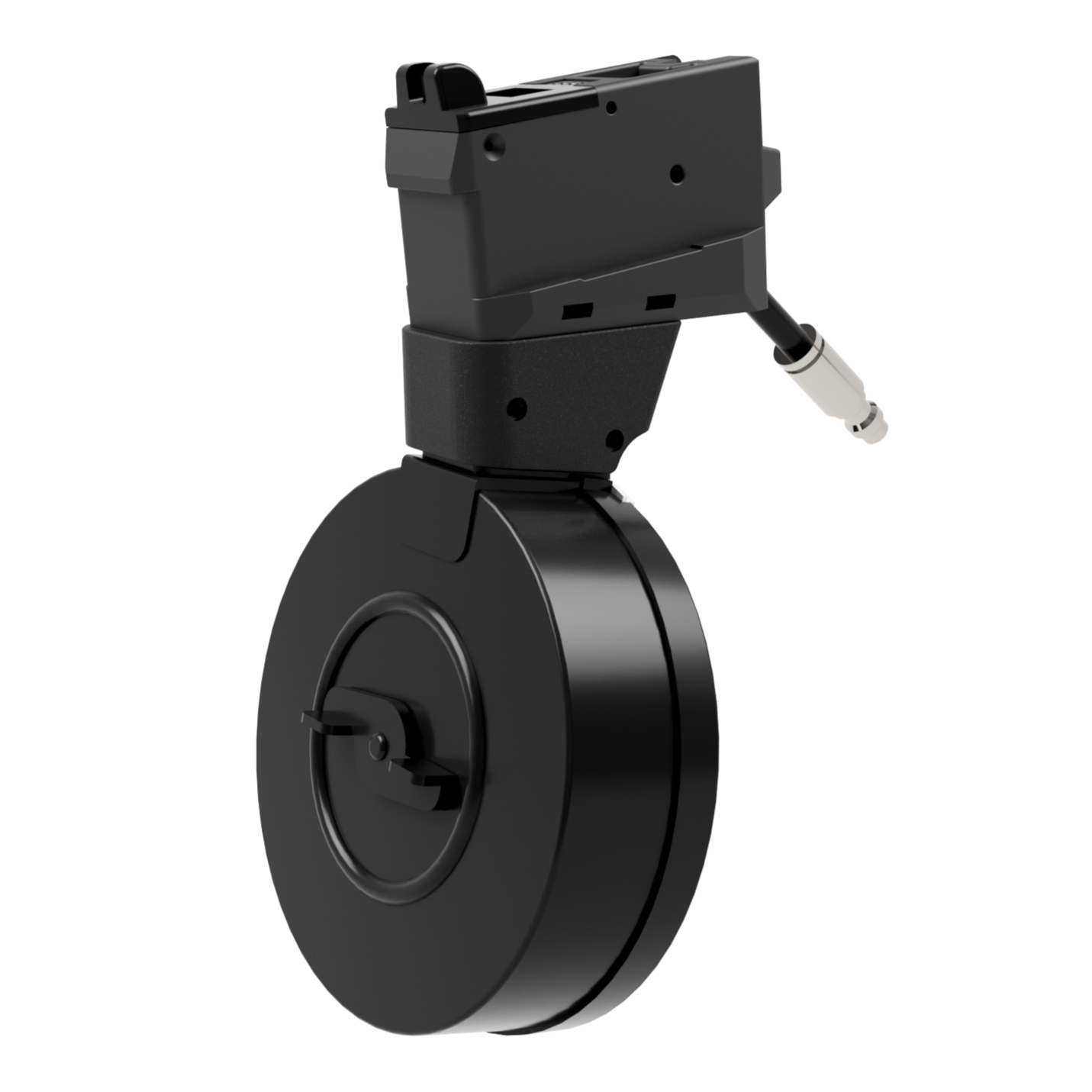 Rendered image of AIRTAC GHK 553 HPA Adapter (Modular) - PLUG AND PLAY with drum base and drum