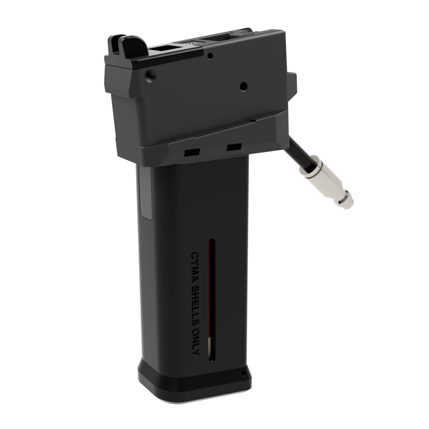 Rendered image of AIRTAC GHK 553 HPA Adapter (Modular) - PLUG AND PLAY with shotgun shell base