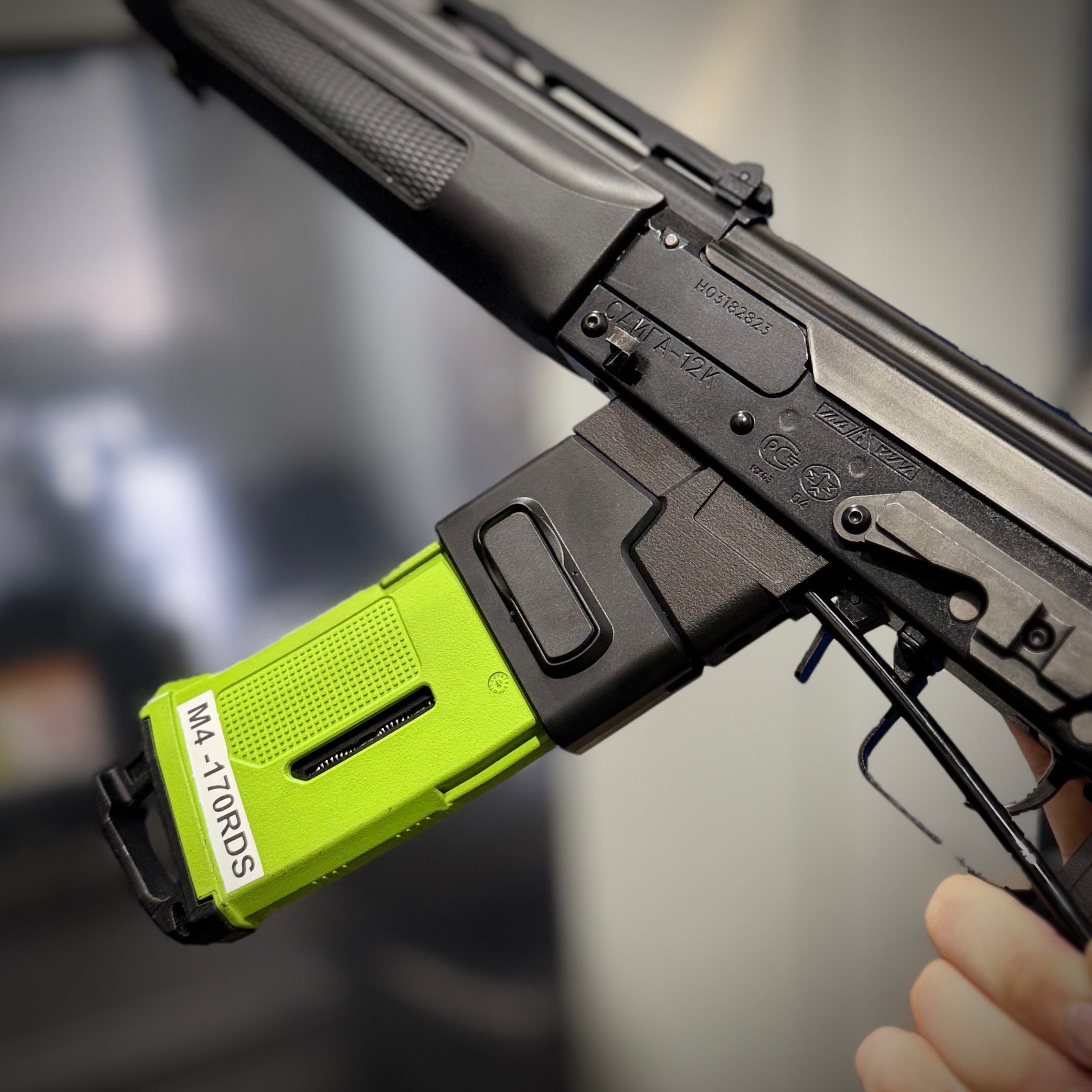 HIGH VOLUME Tokyo Marui SAIGA-12K / SAIGA SBS M4 HPA Adapter - 2026 Edition (Copy)