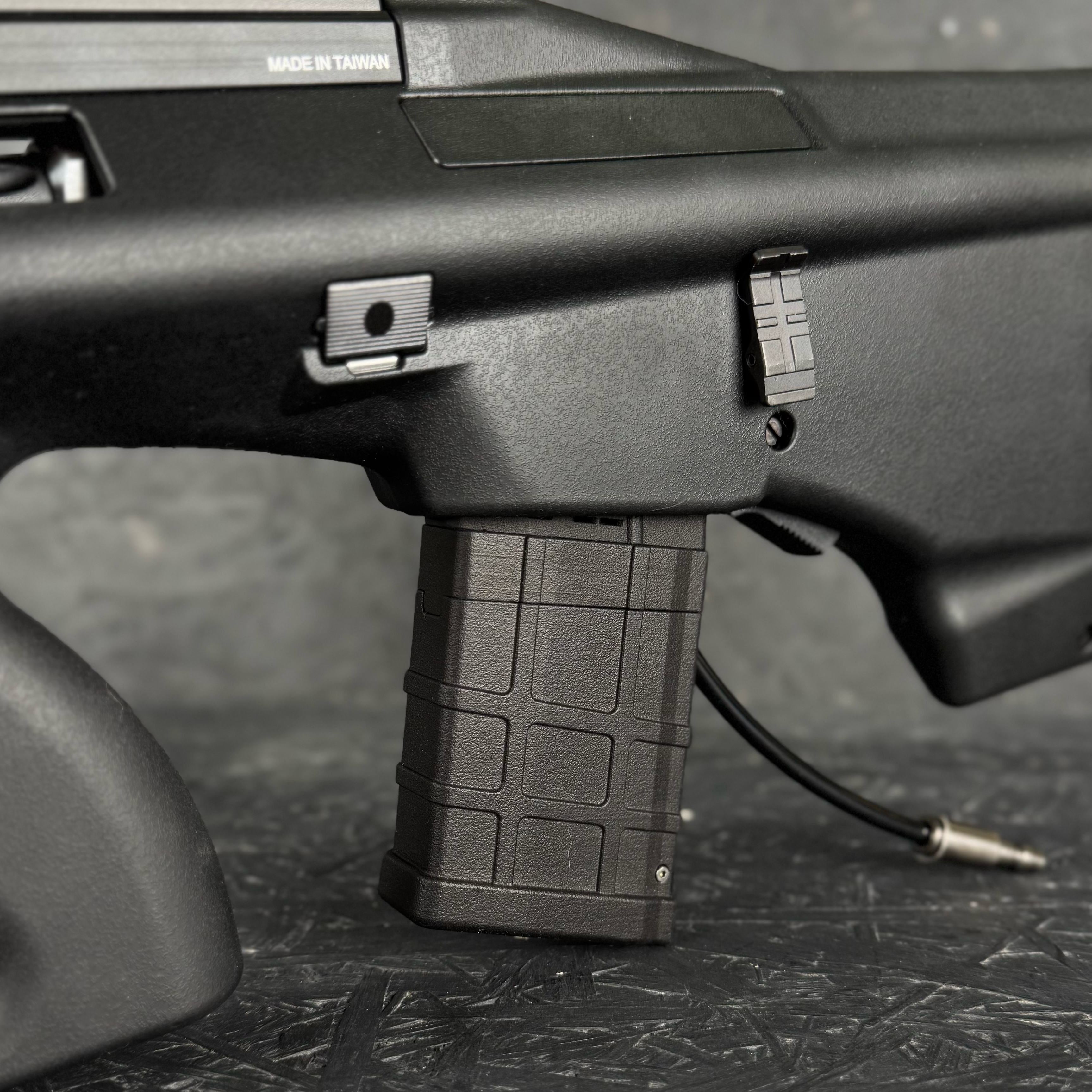 Photo of AIRTAC KWA F90 to Rifle Style Shotgun Shell HPA Adapter in RIF with magazine