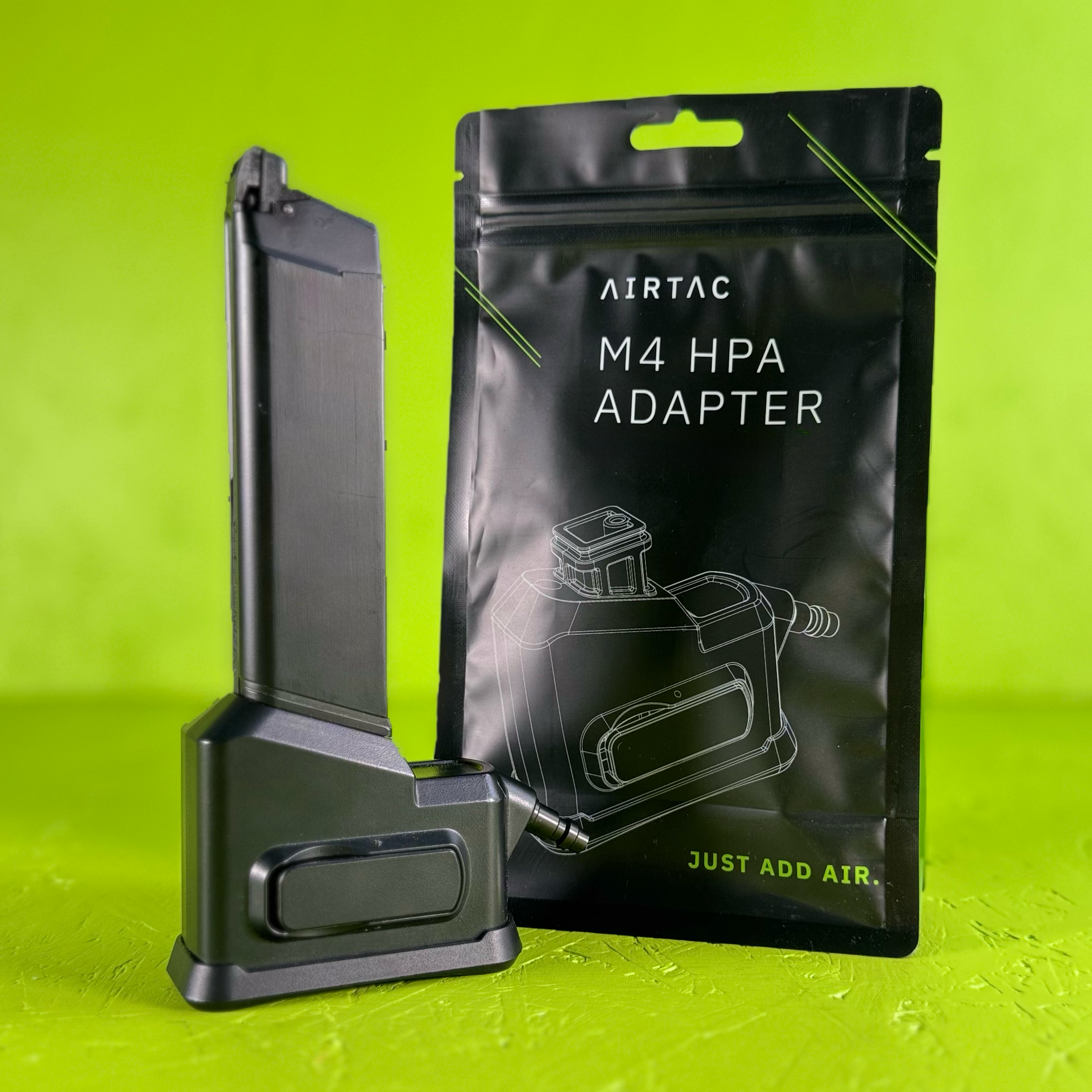 AIRTAC GLK/AAP M4 Injection Moulded HPA Adapter with packaging