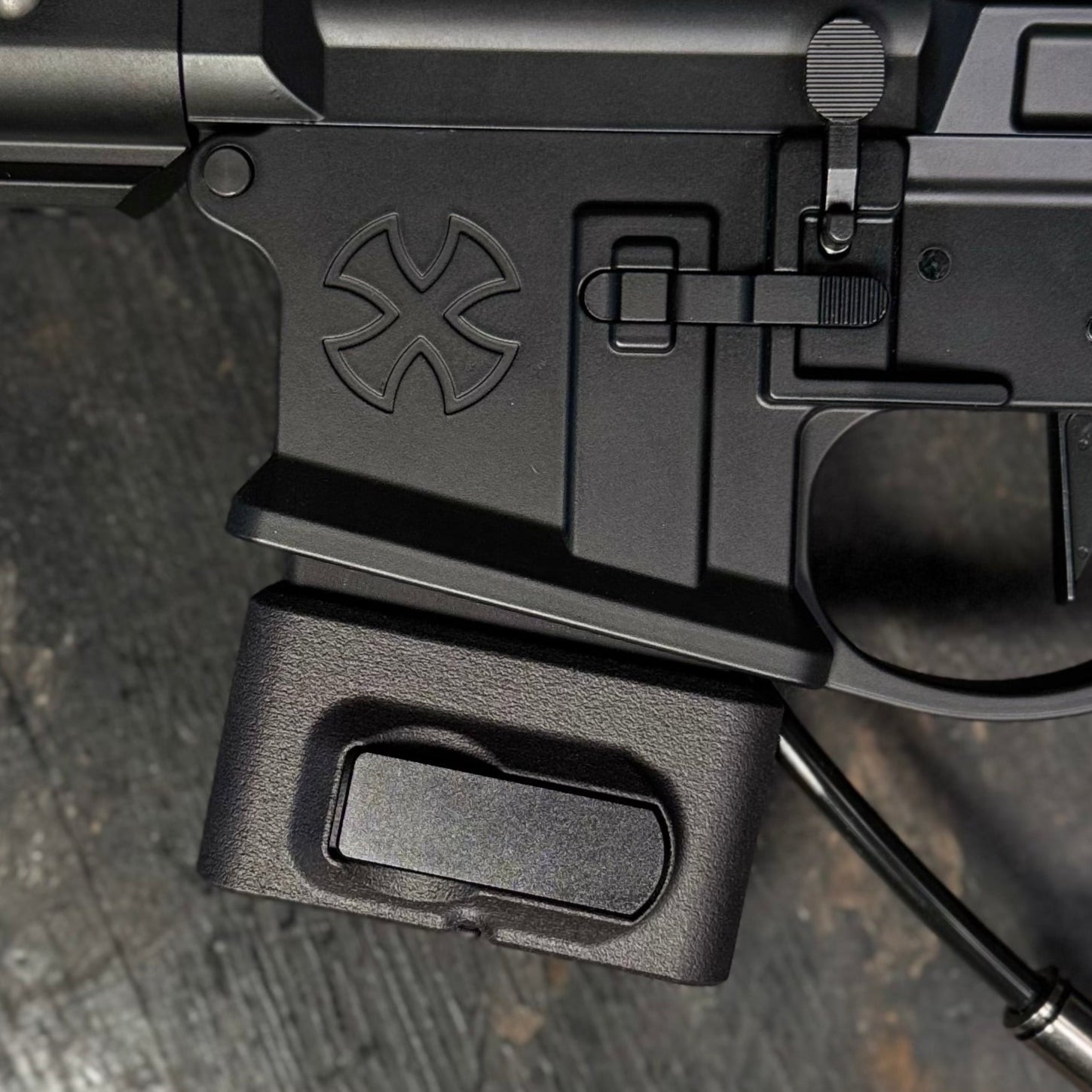 Close up photo of AIRTAC NOVESKE GHETTO BLASTER / MTR16 - HPA ADAPTER SPACER in RIF