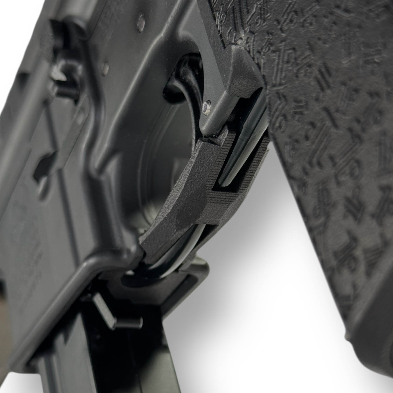 Photo of T1P Dead Drop HPA Grip (DDG) on RIF
