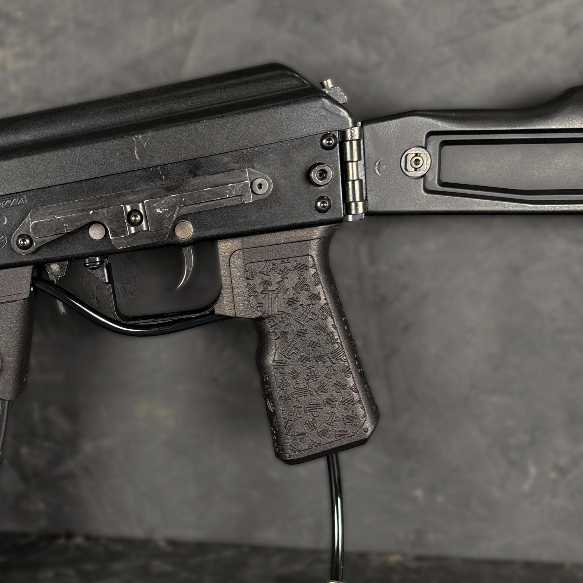 Photo of T1P Dead Drop HPA Grip (DDG) on SAIGA