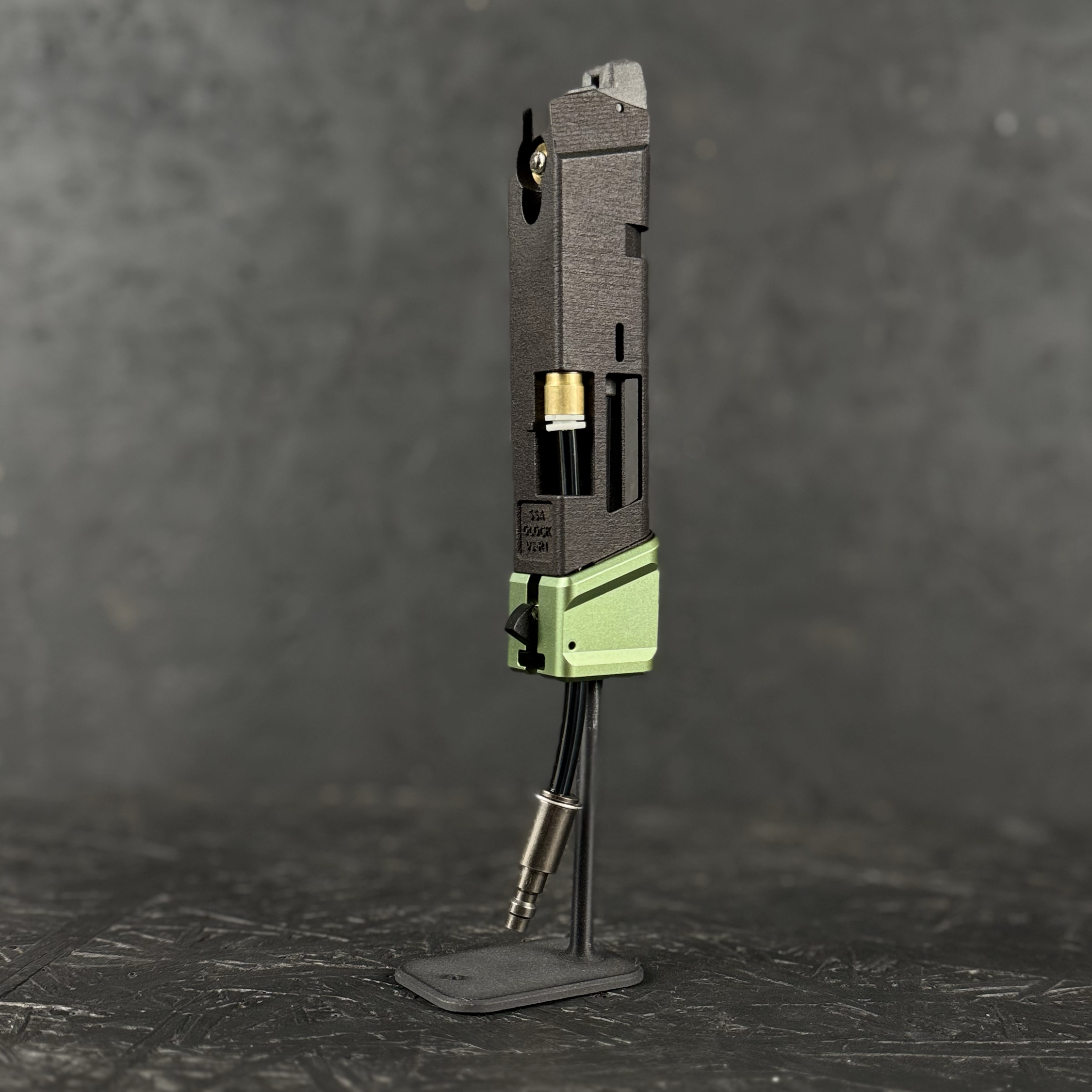 Photo of AIRTAC X T1P GLK/AAP Shotgun Shell Adapter with green base