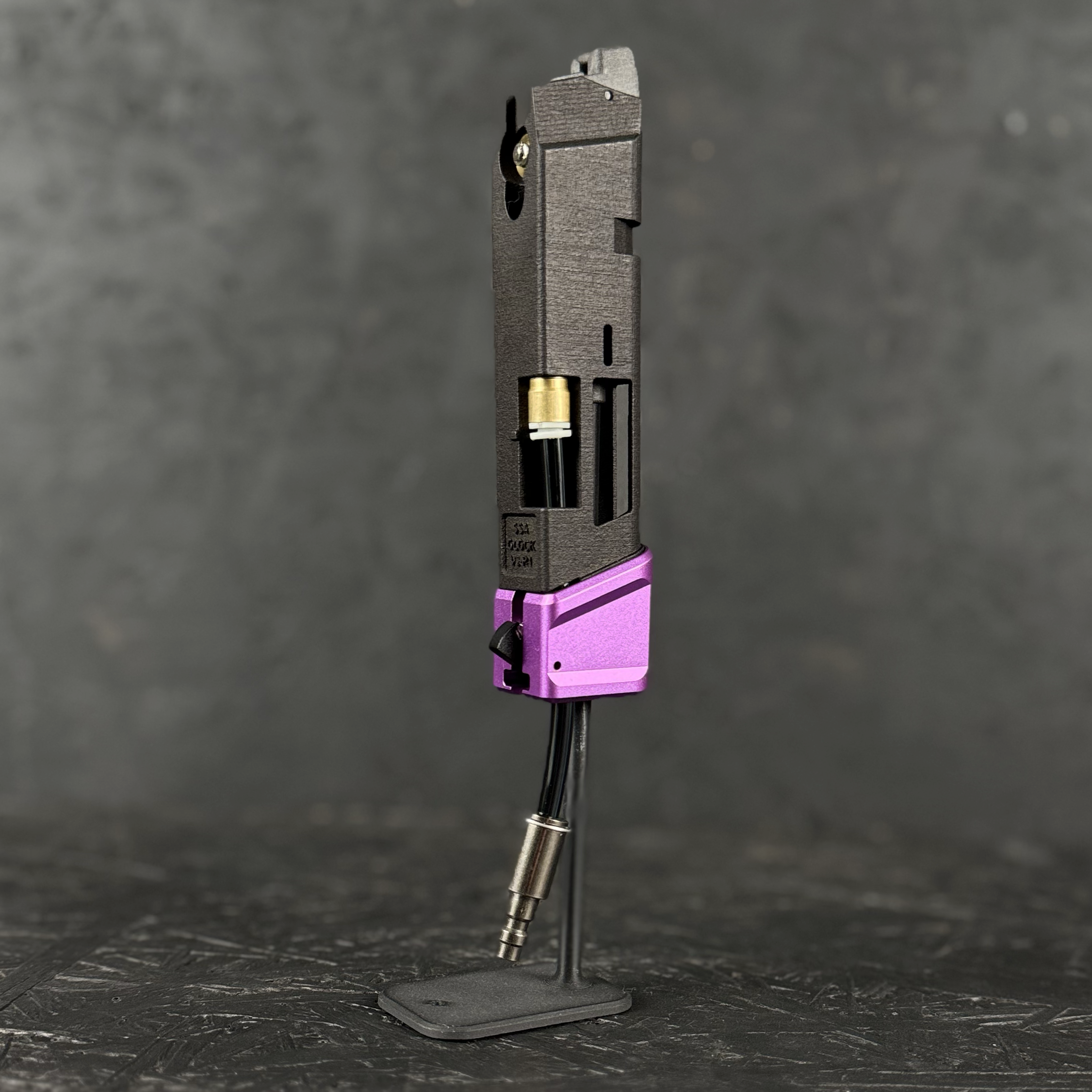 Photo of AIRTAC X T1P GLK/AAP Shotgun Shell Adapter with purple base