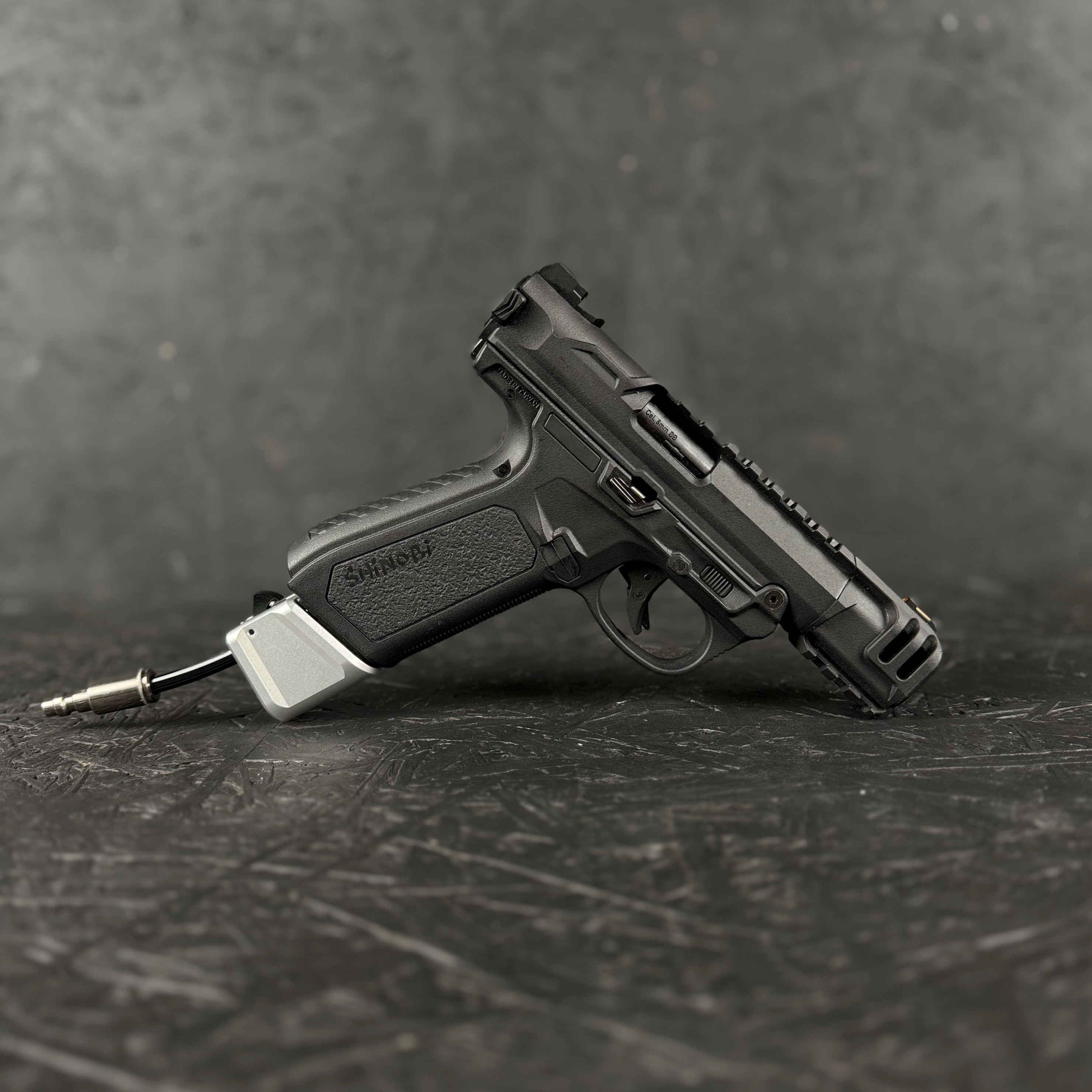 Photo of AIRTAC X T1P GLK/AAP Shotgun Shell Adapter with raw anodized base in RIF