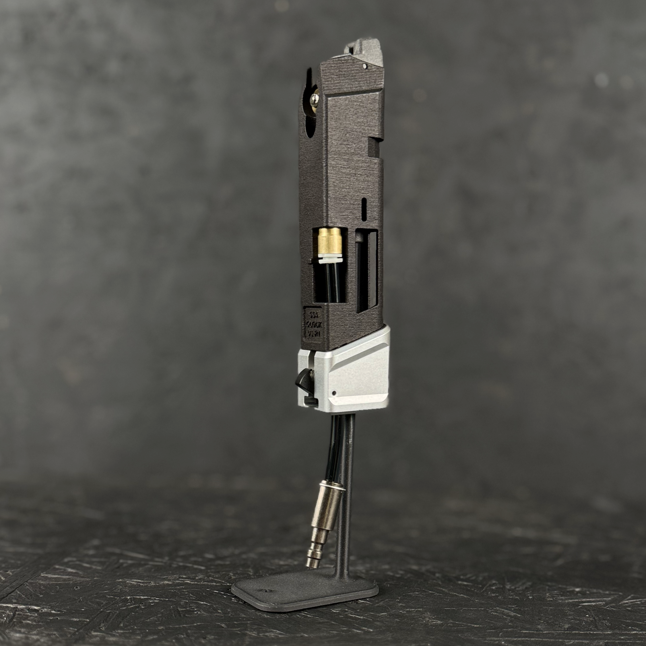 Photo of AIRTAC X T1P GLK/AAP Shotgun Shell Adapter with raw anodized base