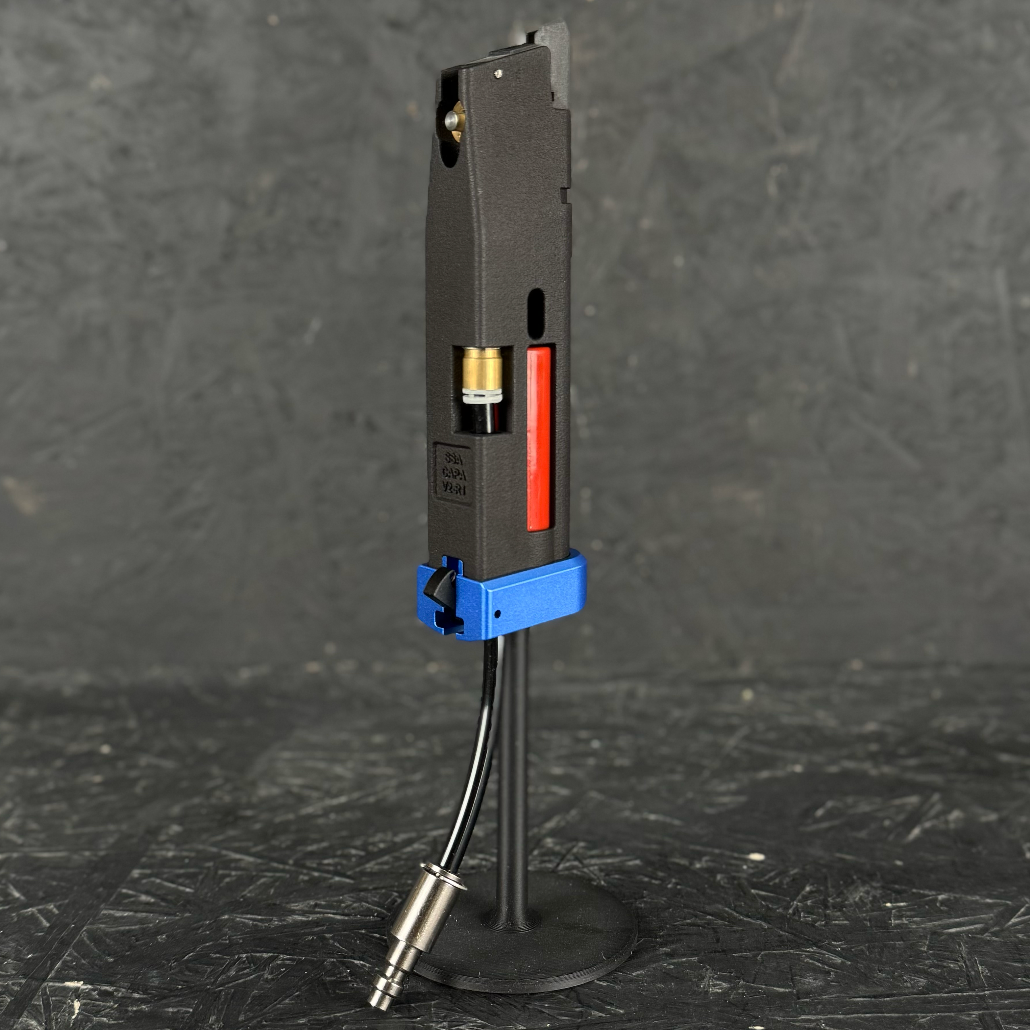 Photo of AIRTAC X T1P Hi-Capa/SSP5 Shotgun Shell Adapter with blue base