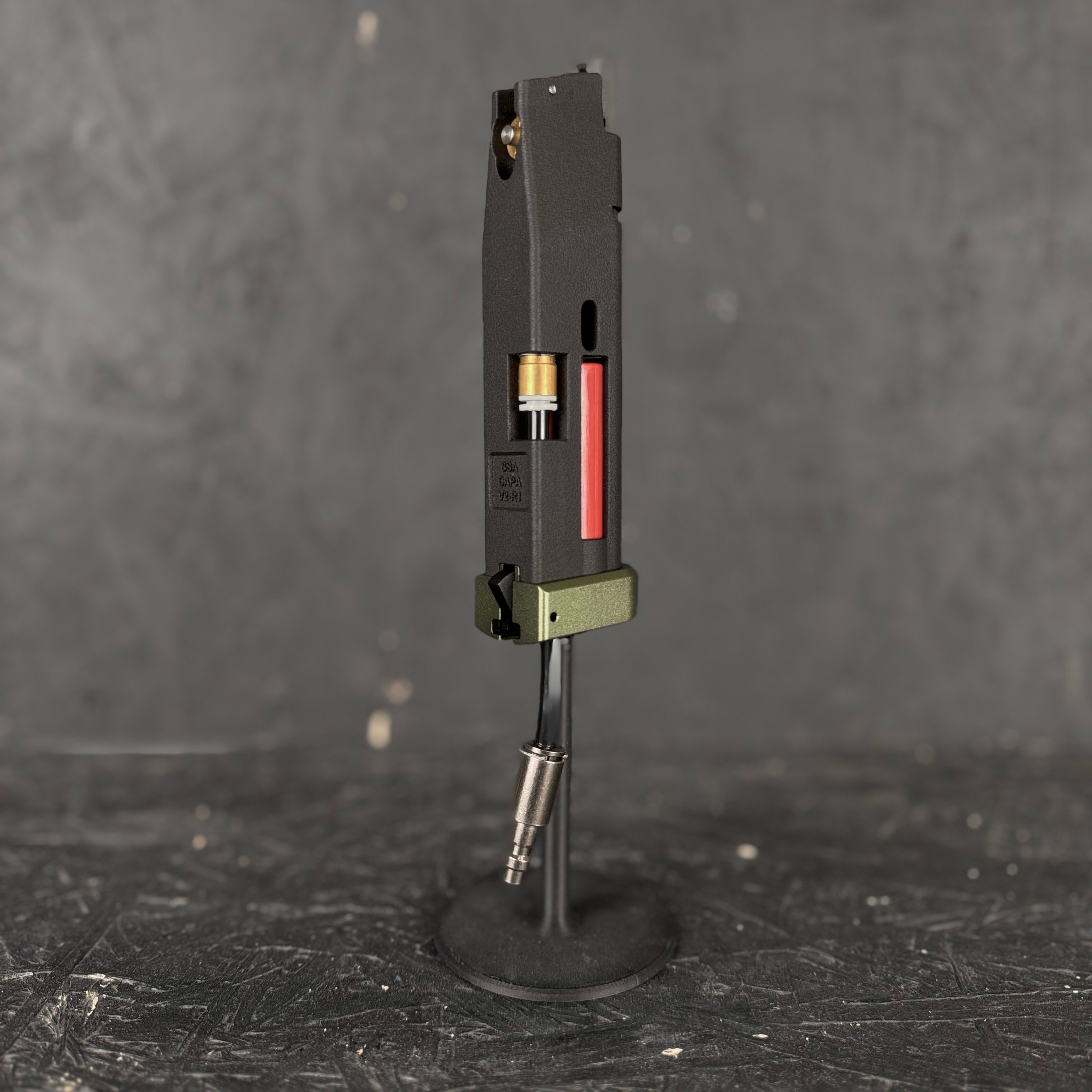 Photo of AIRTAC X T1P Hi-Capa/SSP5 Shotgun Shell Adapter with green base