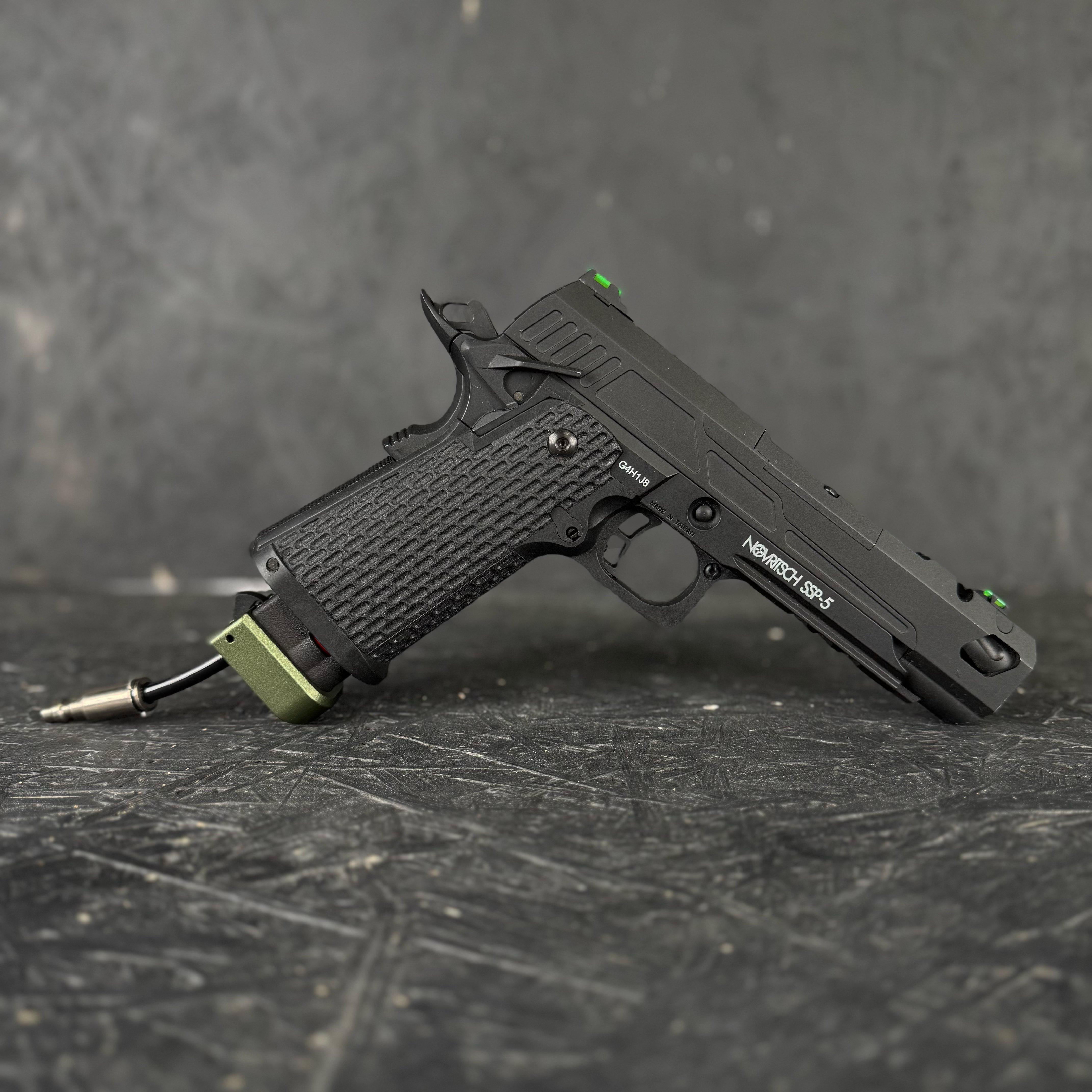 Photo of AIRTAC X T1P Hi-Capa/SSP5 Shotgun Shell Adapter with black base in RIF