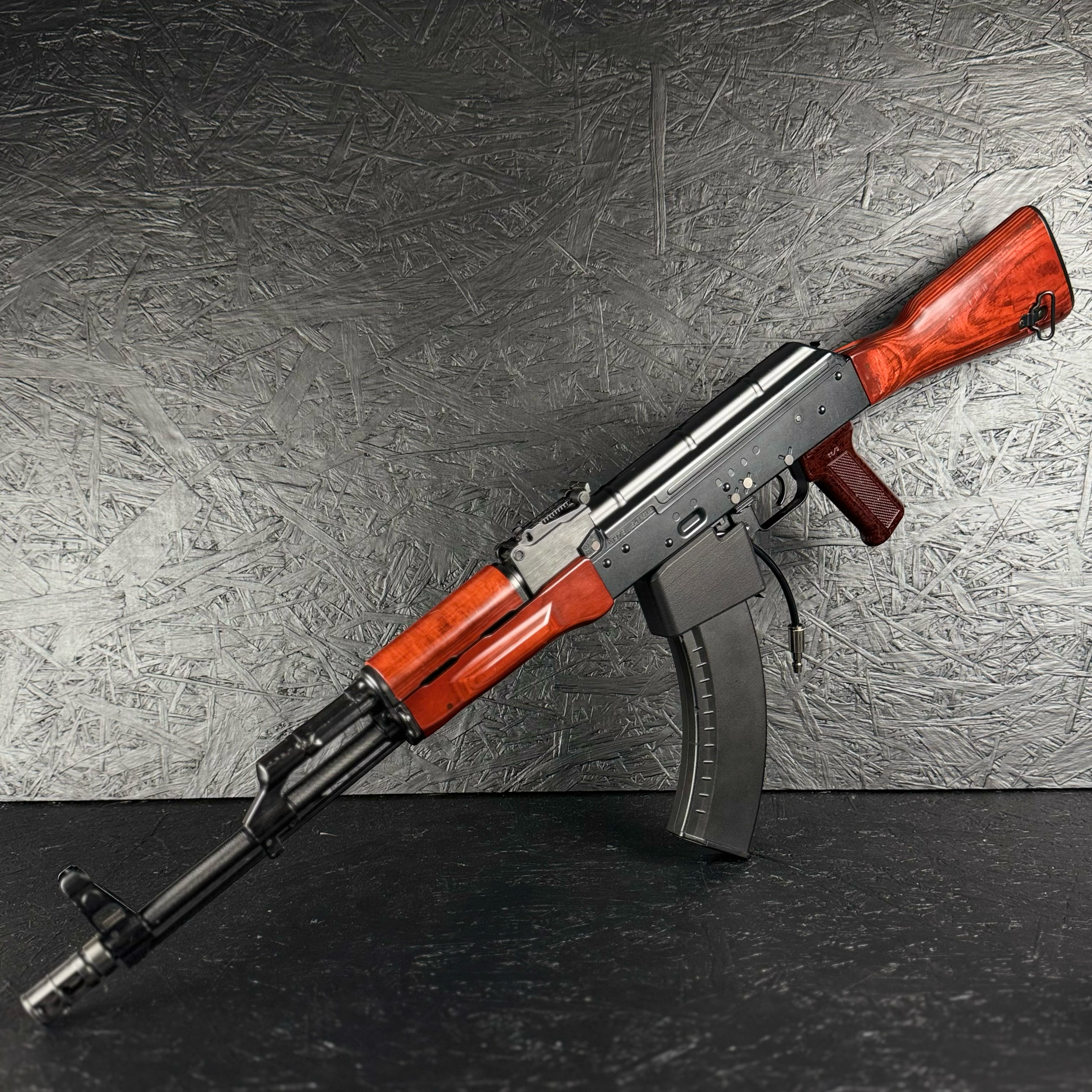 Photo of AIRTAC TM AKM / AKX to AK AEG HPA Adapter in RIF with magazine