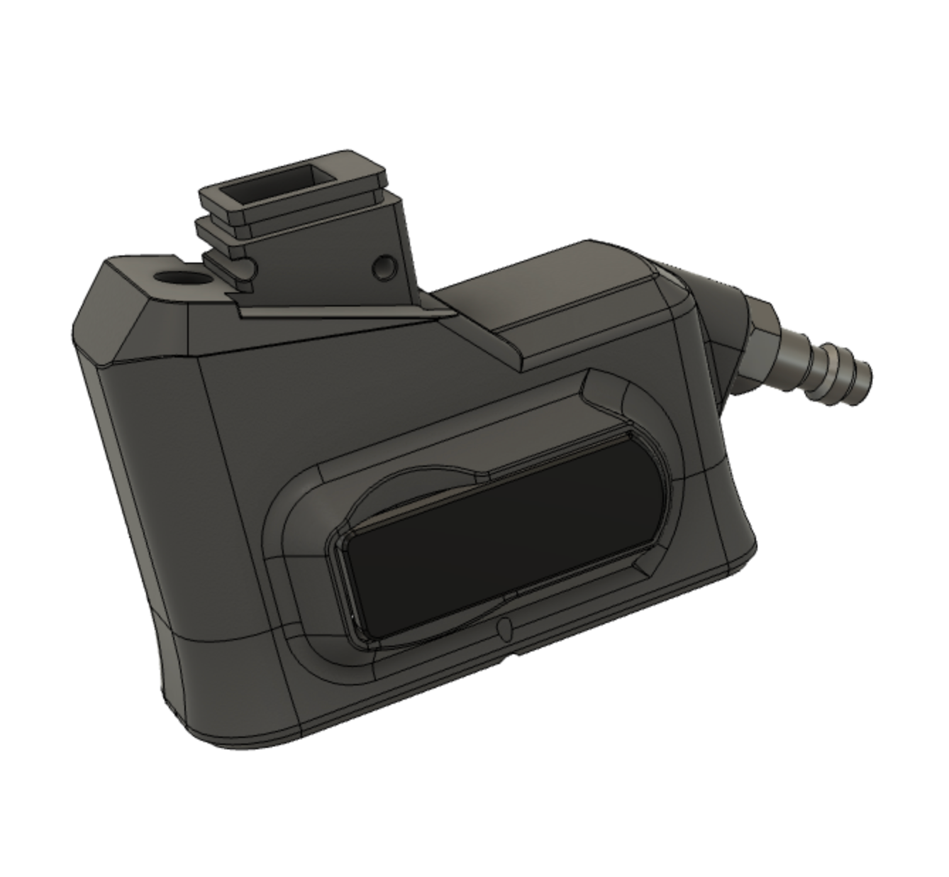 Rendered image of AIRTAC TM HK45 to M4 HPA Adapter (Next-Gen)