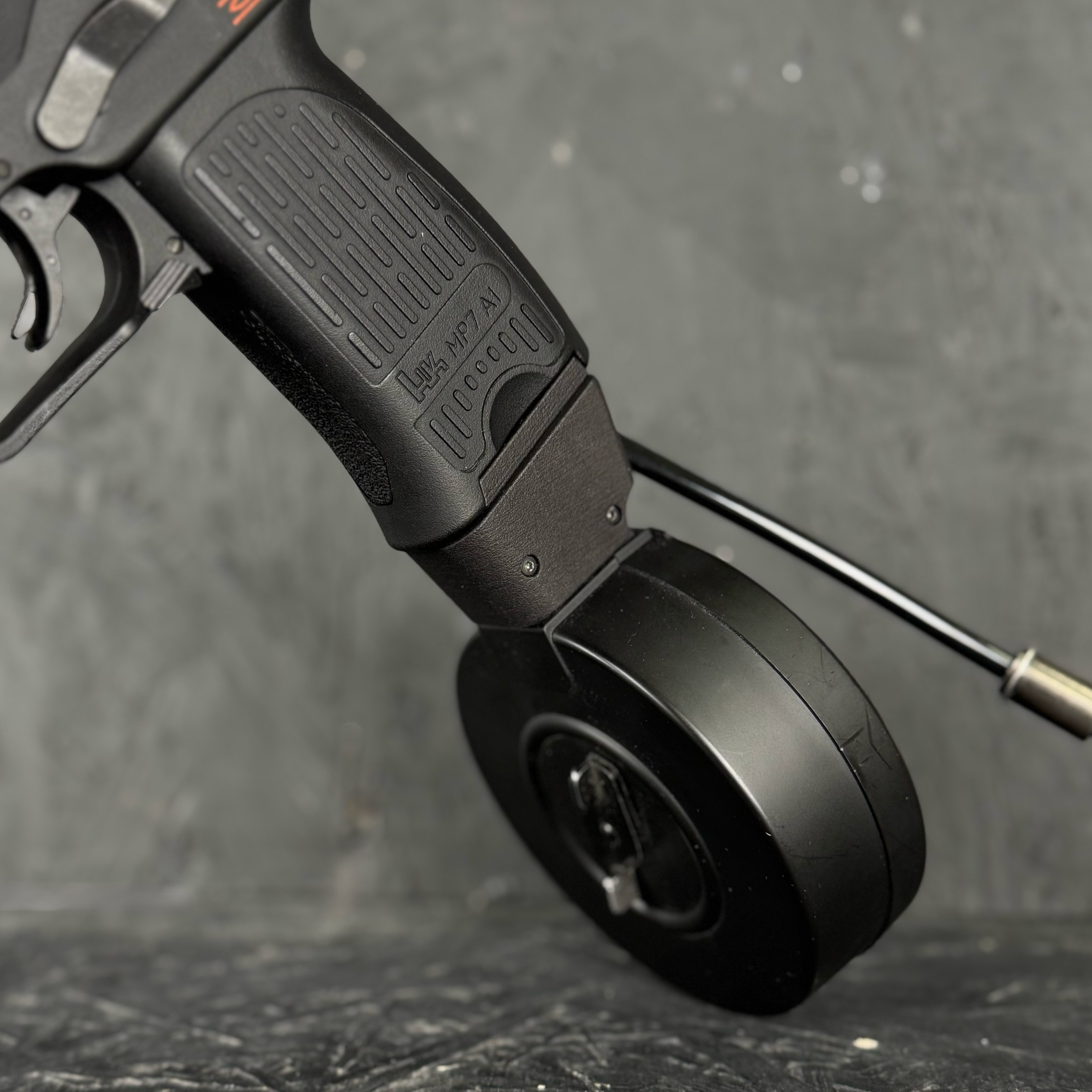 Photo of AIRTAC TM MP7 Modular HPA Adapter with drum in RIF