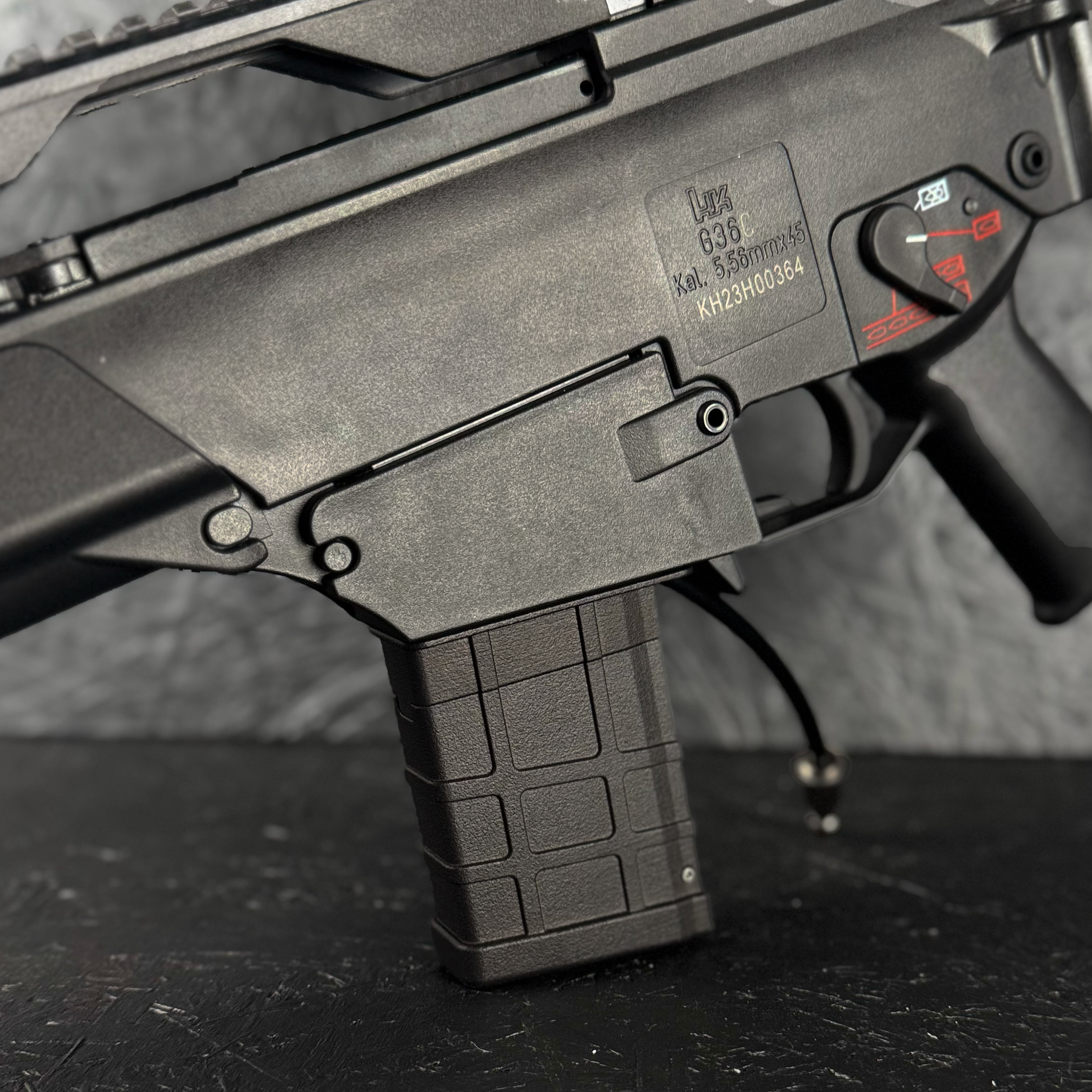 Photo of AIRTAC VFC G36 HPA Adapter with rifle style shotgun shell base in RIF