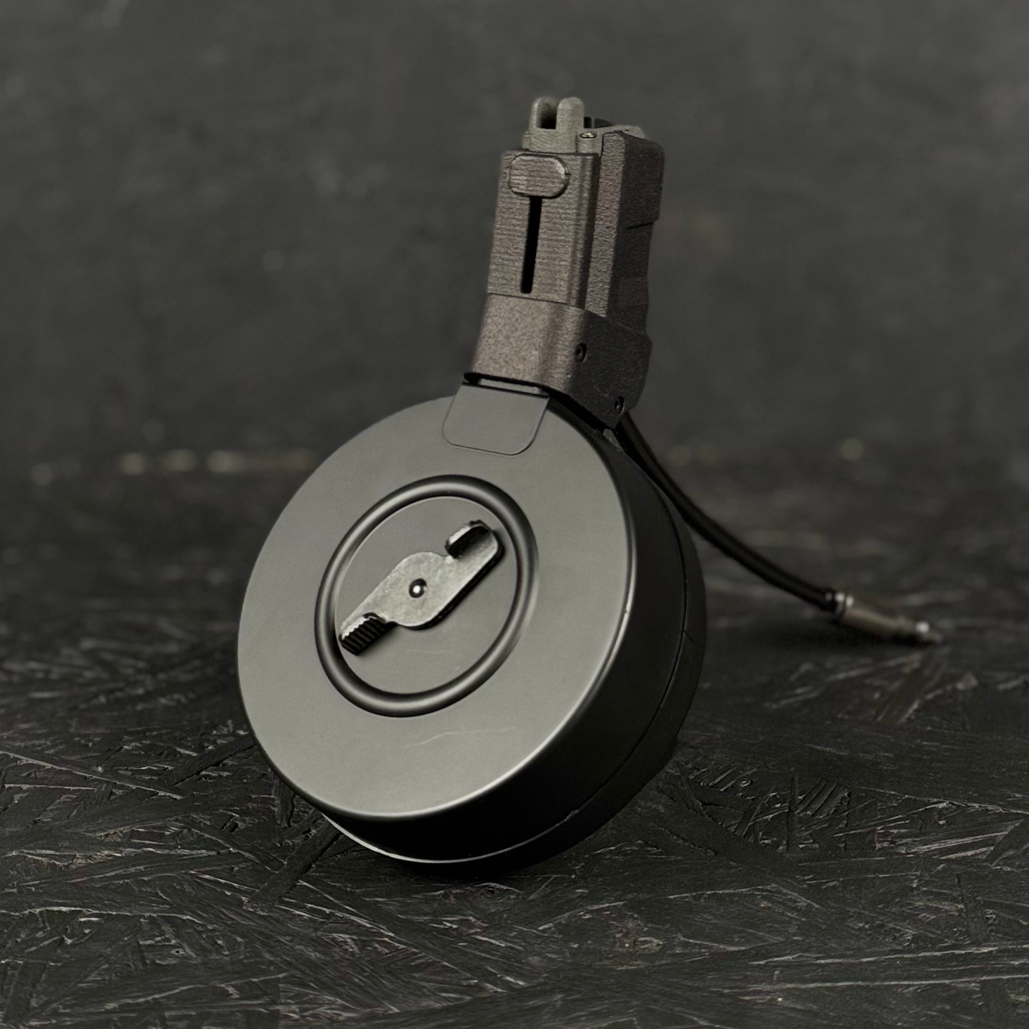 Photo of AIRTAC VFC MP5 to Drum HPA Adapter with drum mag in RIF