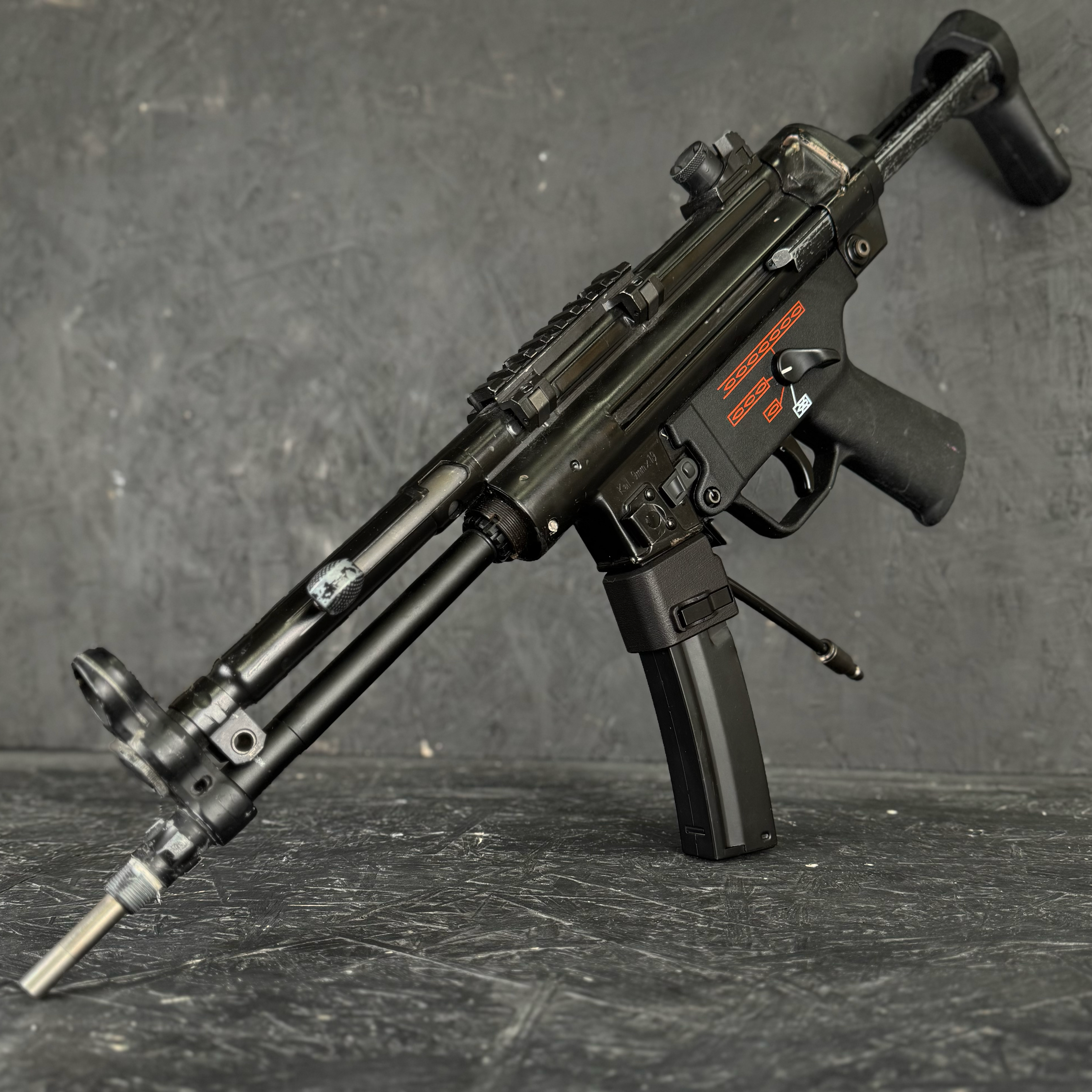 Photo of AIRTAC WE MP5 to MP5 AEG HPA Adapter in RIF with mag