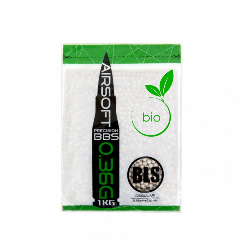 BLS Precision Bio BBs 0.36g - 1kg White - AIRTACUK
