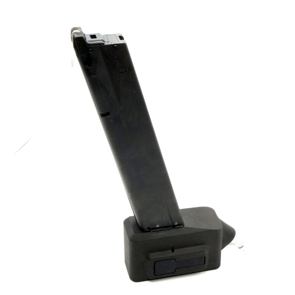 Photo of AIRTAC ASG/KW/KWC M93R (Raffica) to M4 HPA Adapter assembled with magazine