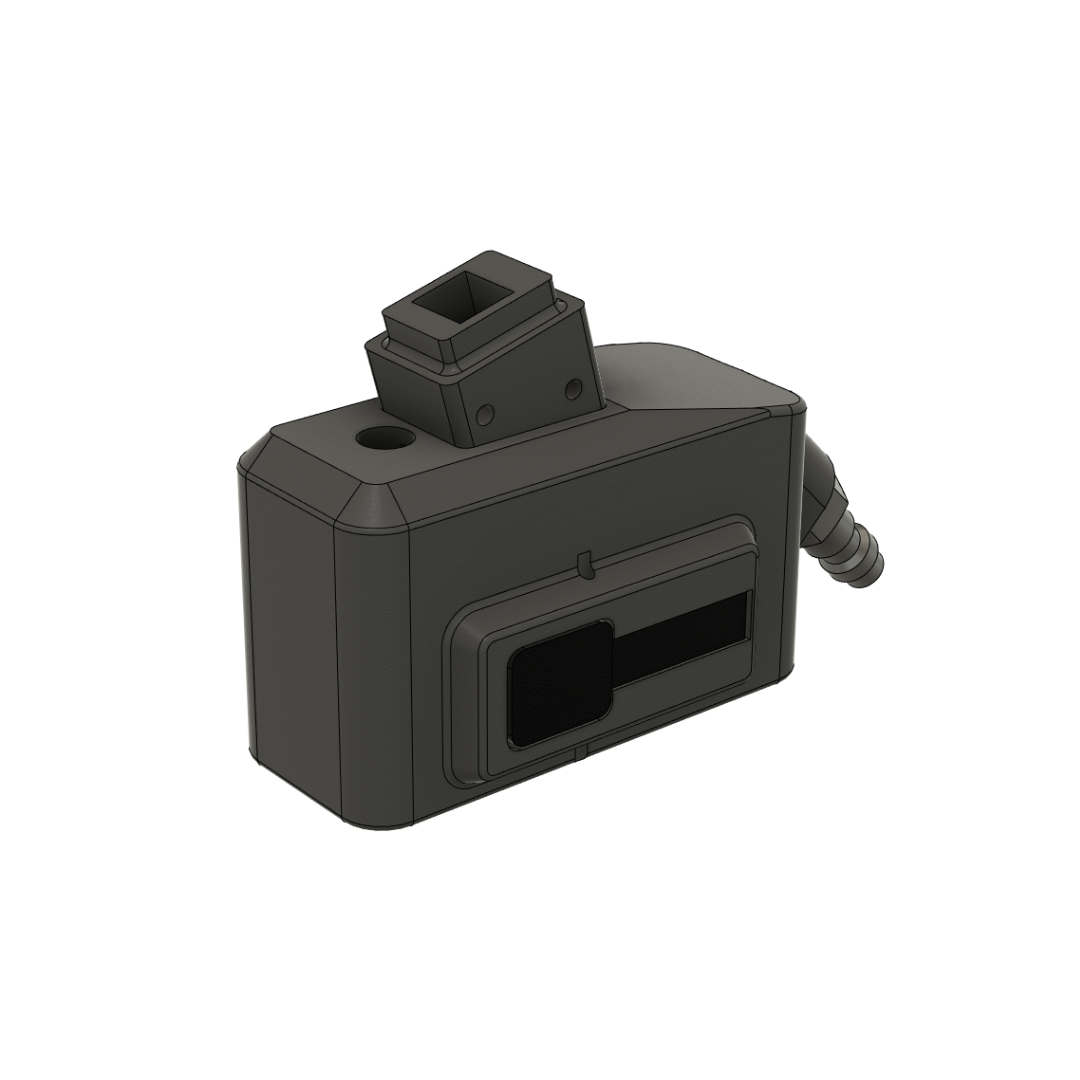 Rendered image of AIRTAC ASG/KW/KWC M93R (Raffica) to M4 HPA Adapter