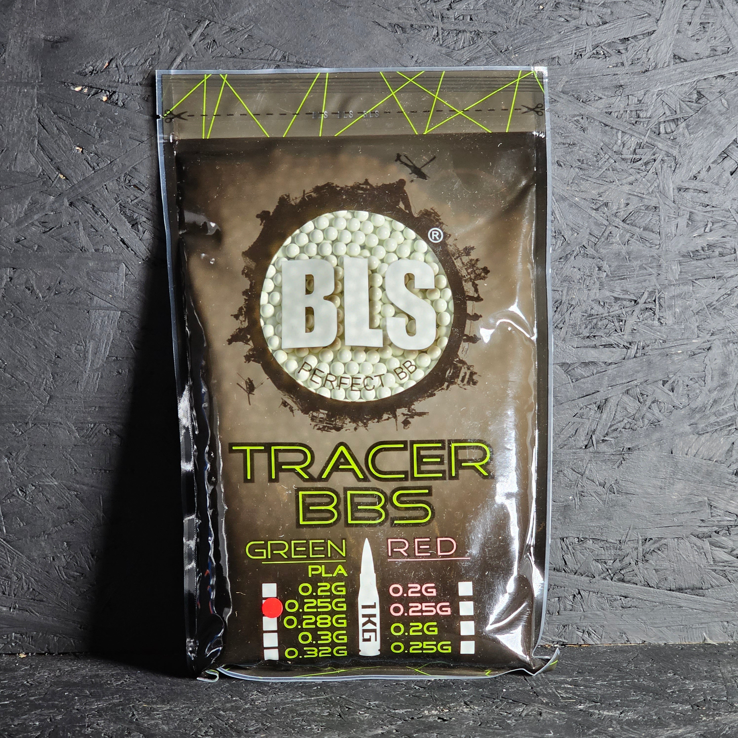 BLS Precision BIO BBs 0.25g - 4000RDS TRACER - AIRTACUK