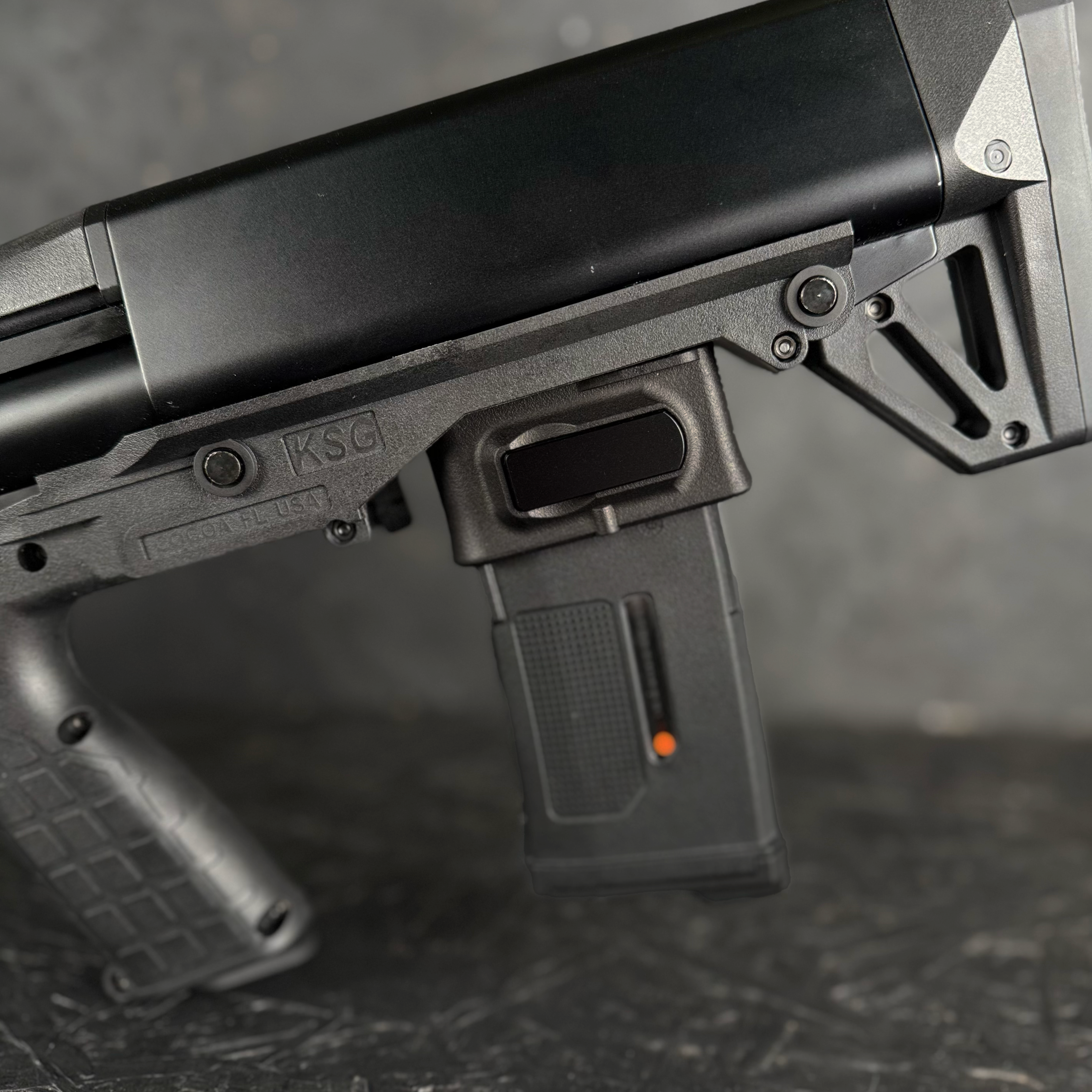 Photo of AIRTAC EMG / Double Eagle Keltec KSG to M4 Adapter in RIF