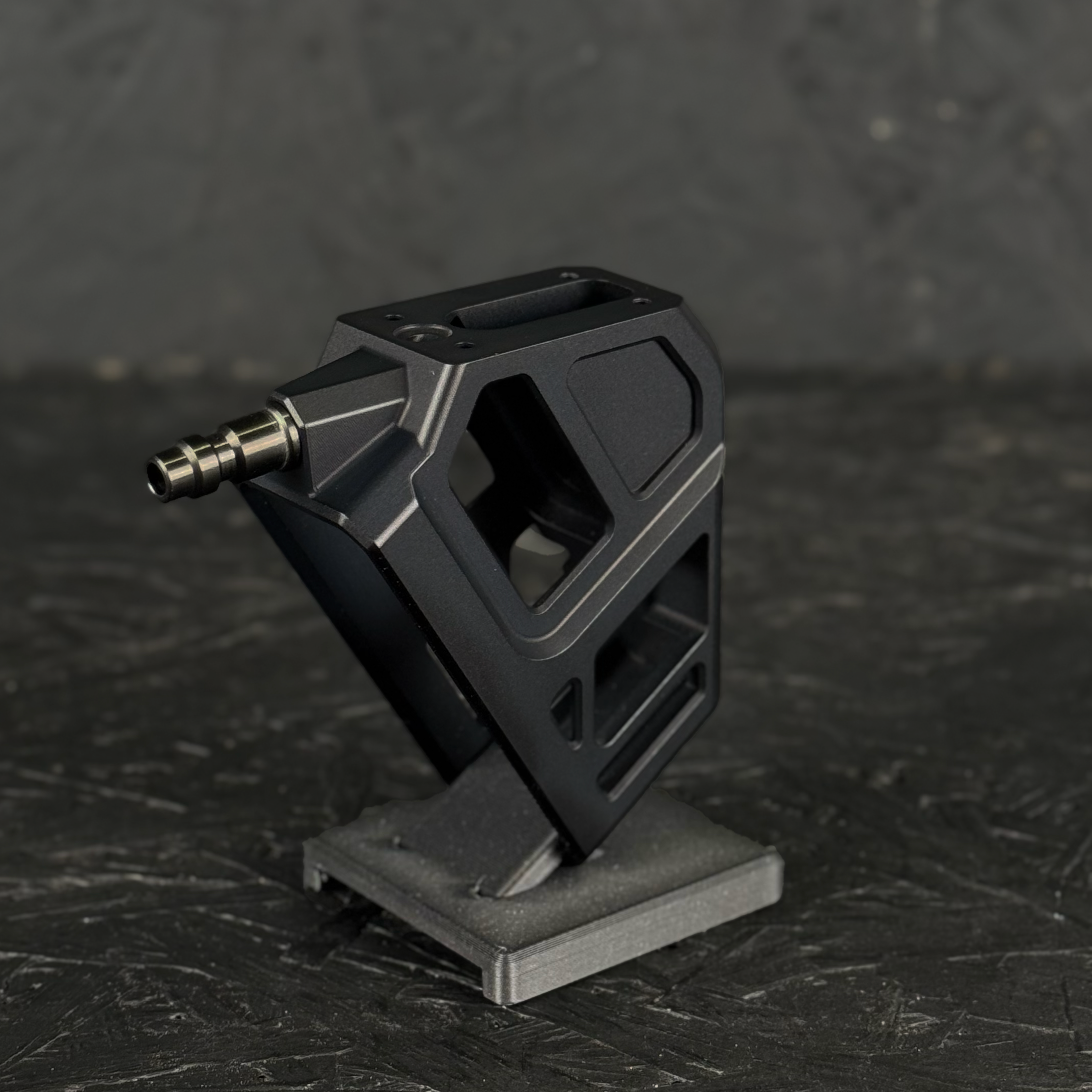Photo of T1P CNC Angled HPA Adapter Base - Black