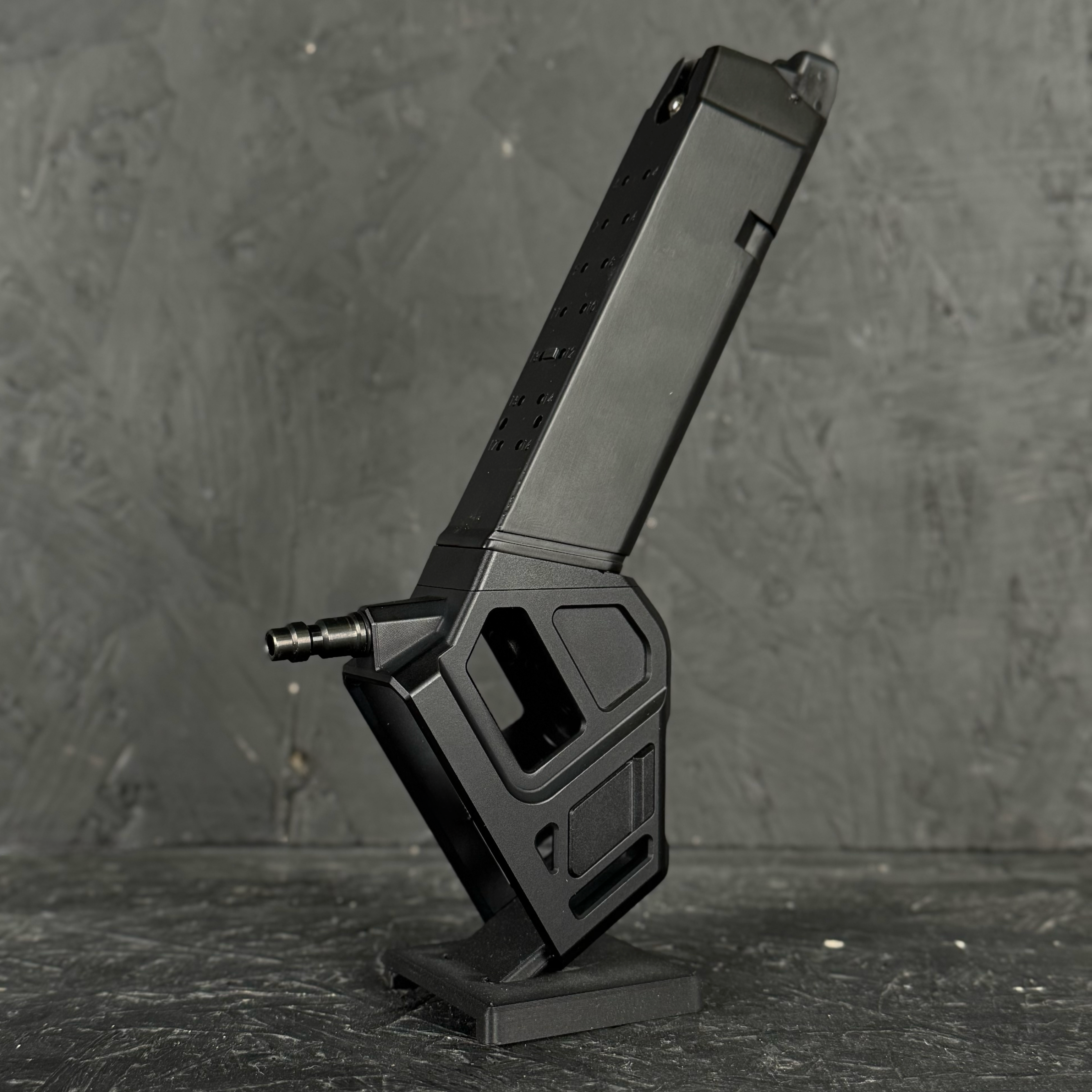 Photo of Tier 1 Precision CNC Angled HPA Adapter - Blackout Edition