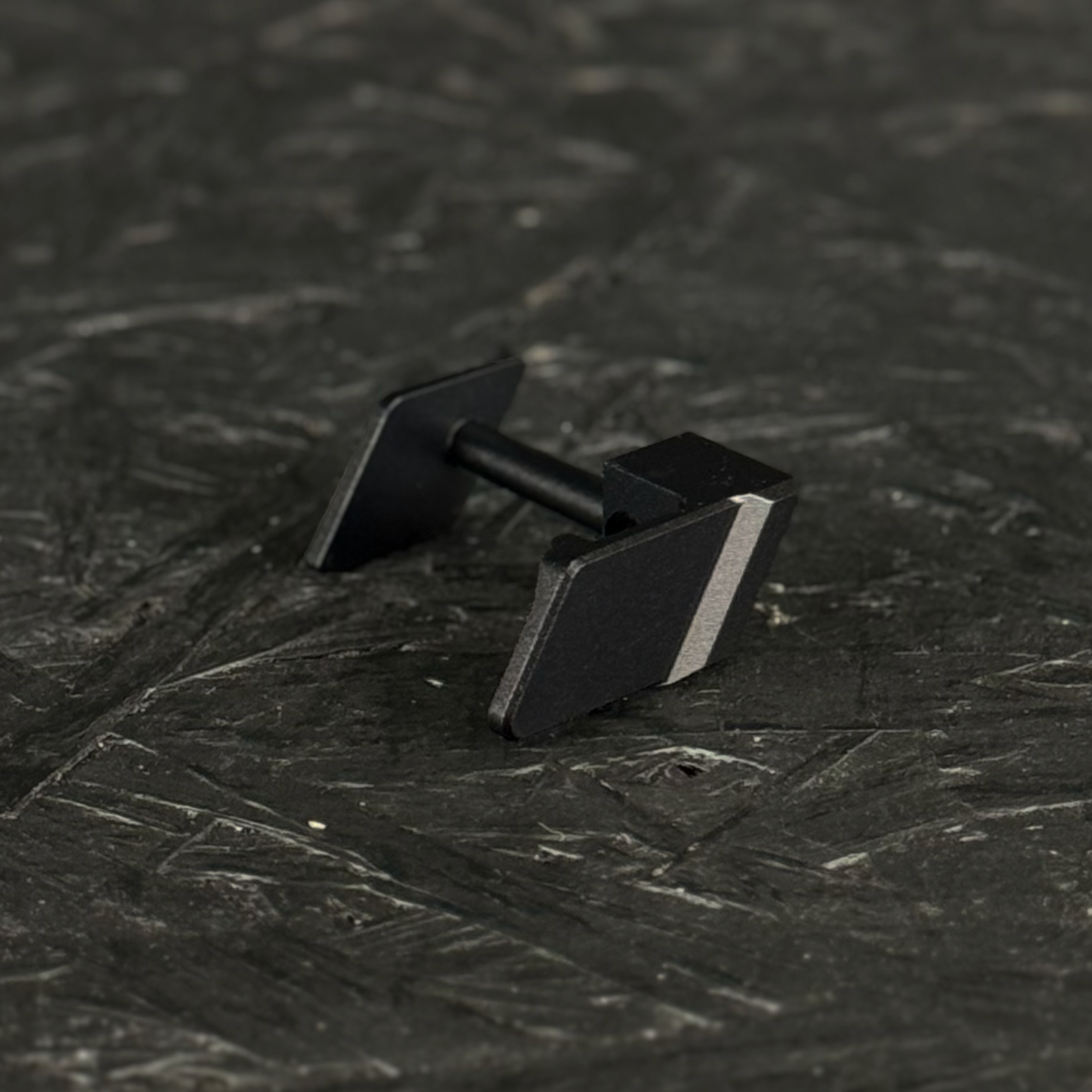 T1P CNC Angled HPA Adapter - Black Magazine Catch