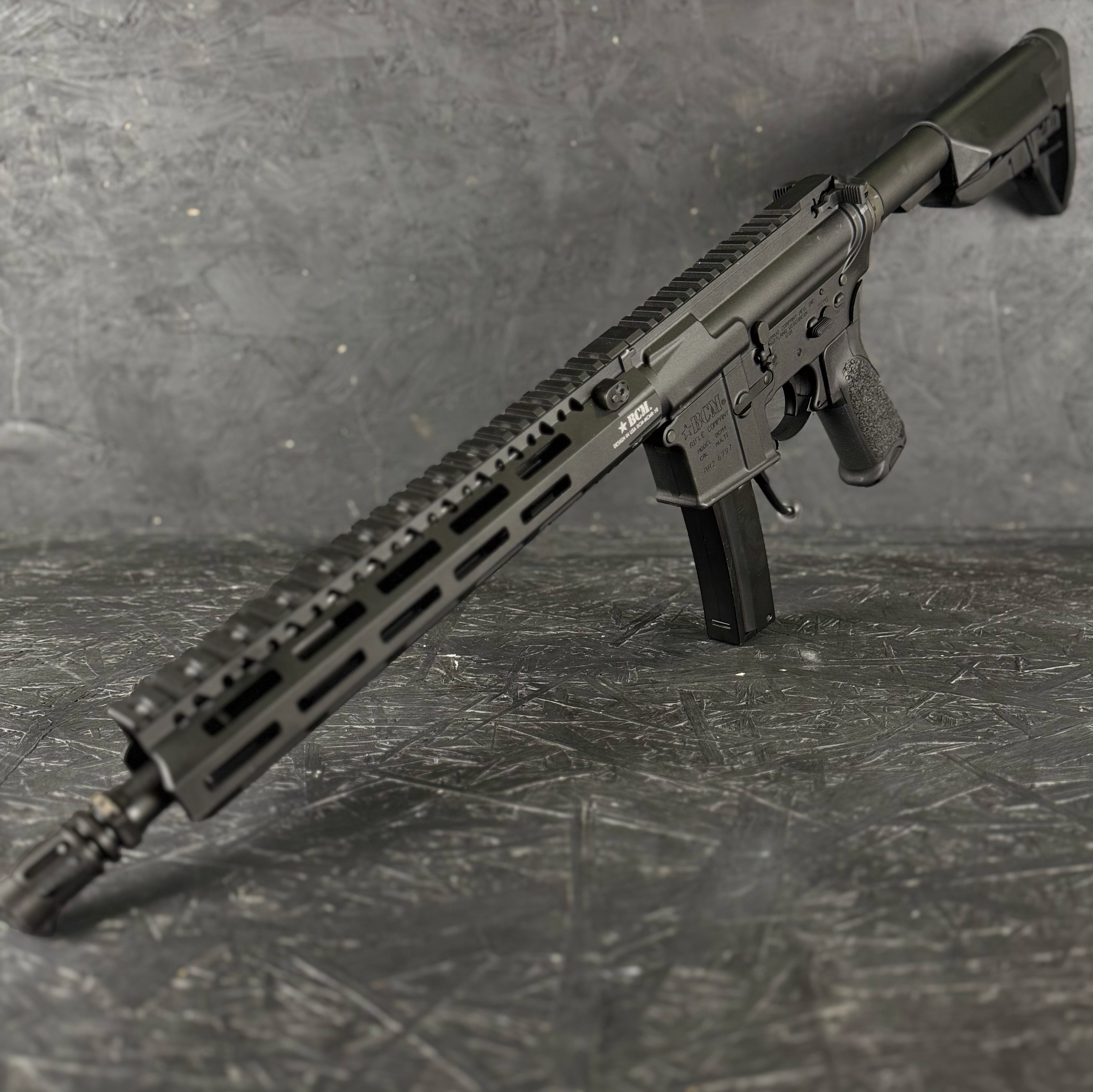 Photo of AIRTAC VFC M4 to MP5 HPA Adapter in RIF with curved mag