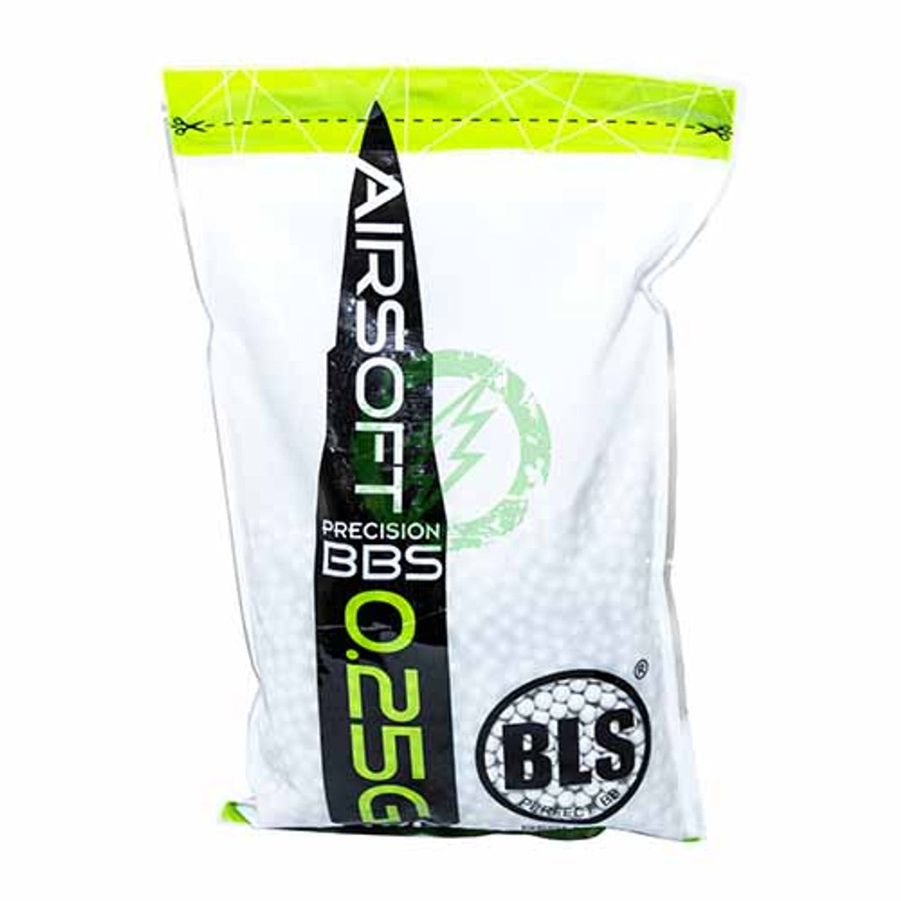 BLS Precision Non-Bio BBs 0.25g - 1kg White - AIRTACUK