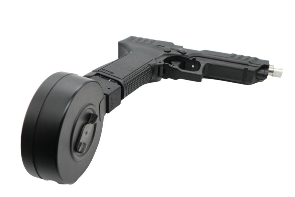 Photo of AIRTAC SMC9/GTP9 HPA Drum Magazine Adapter in RIF